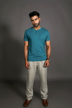 Load image into Gallery viewer, The Liquid Touch - Men&#39;s Henley Tee
