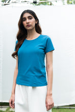 Load image into Gallery viewer, Women&#39;s Evergreen Tee - Steel Blue
